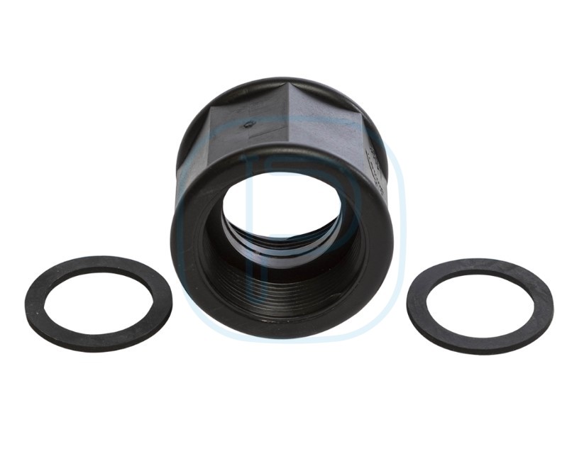 Manchon raccord DUO avec 2 o-rings pour filtre NW18/NW25/NW32